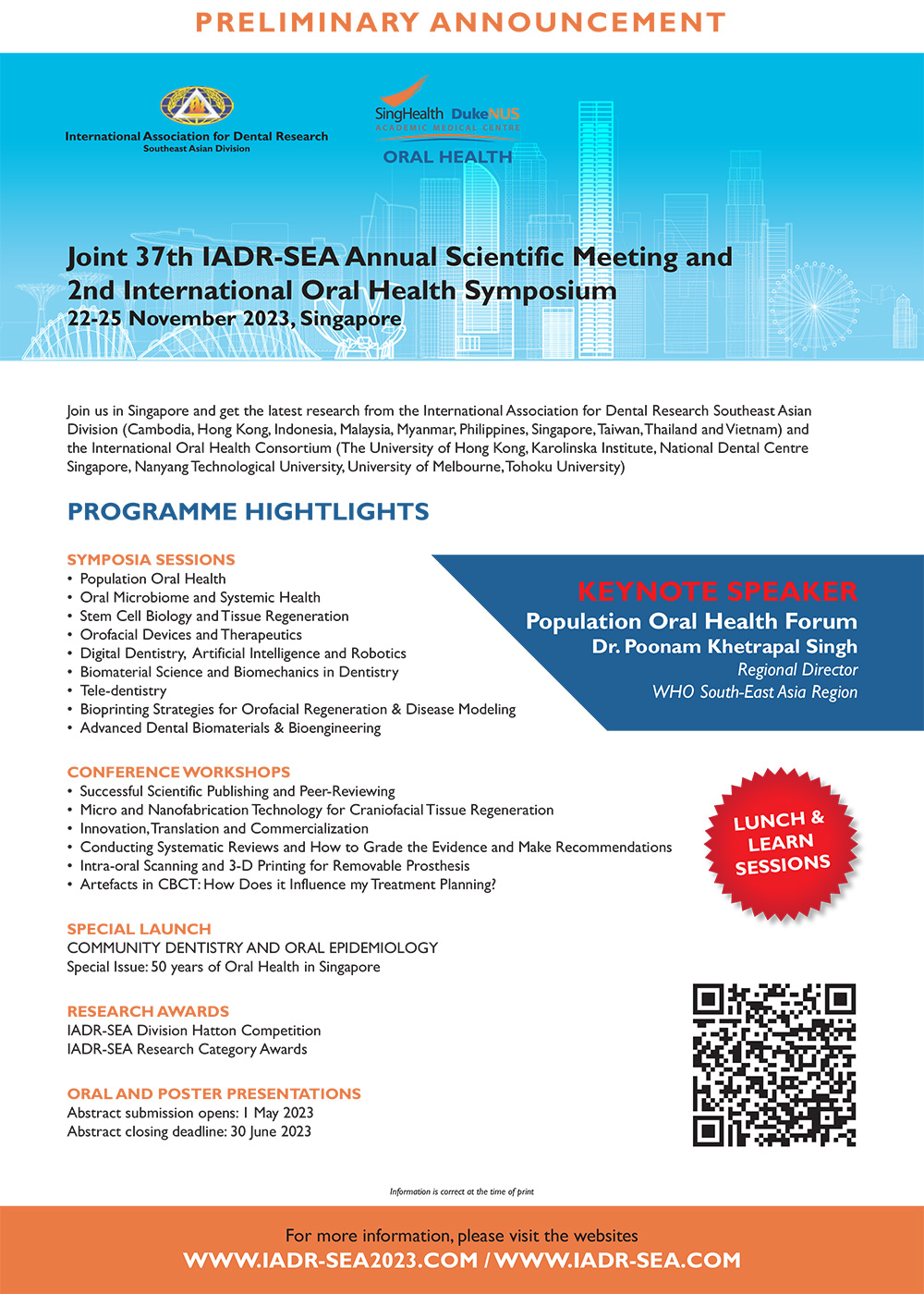 IADR-SEA Annual meeting