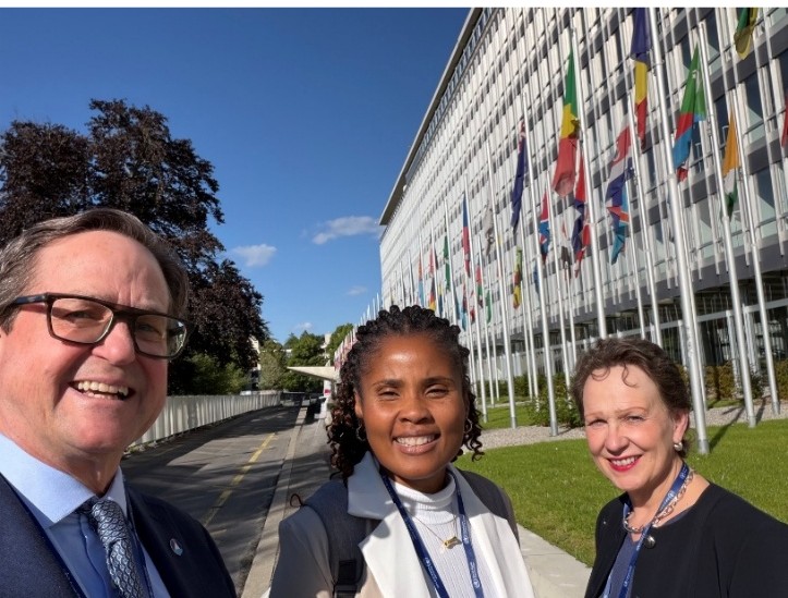 Selfie in Geneva for WHA79