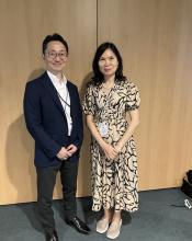Thi Dao with Dr. Kei Kurita