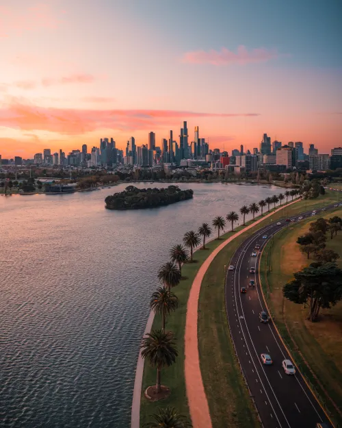 Melbourne Aerial Shot